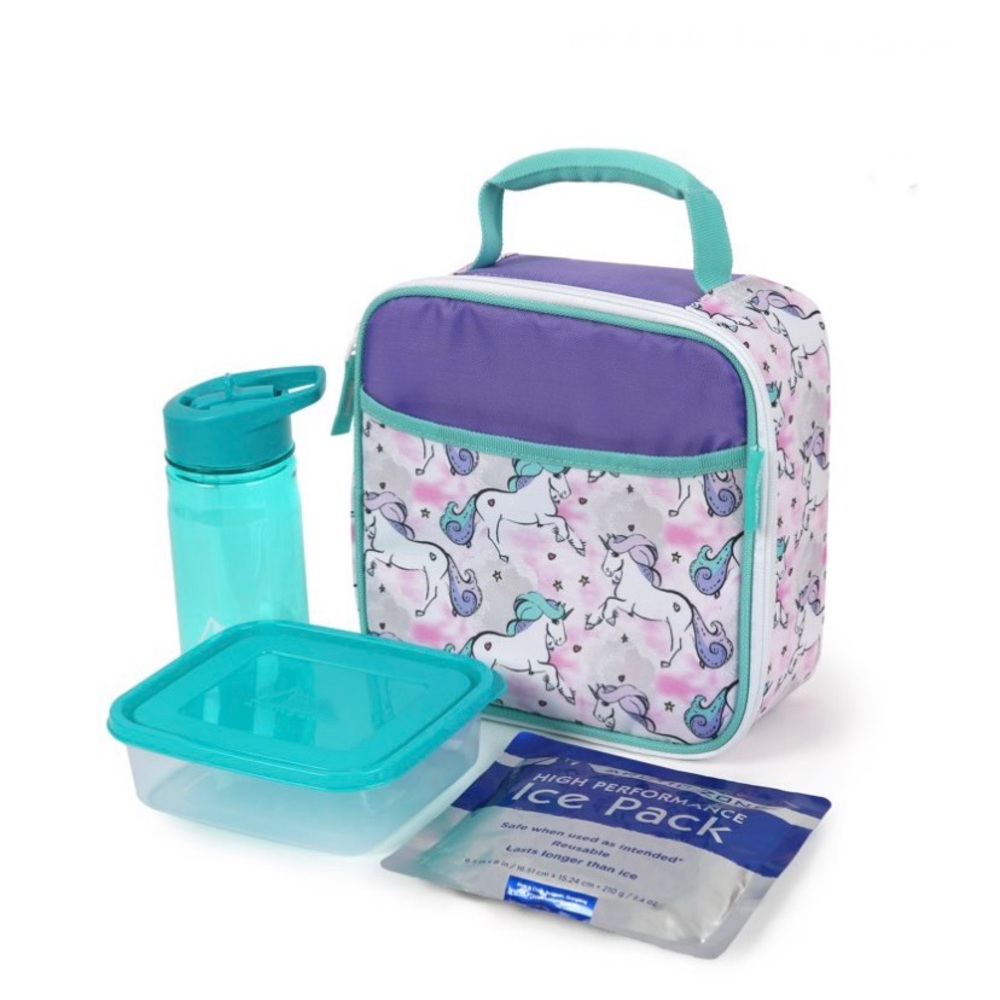 Unicorn Lunch Box Combo with accessories,New